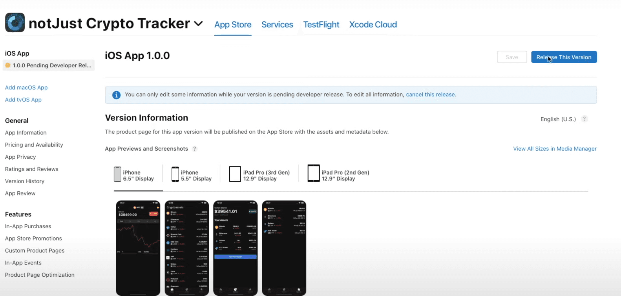 Release Version