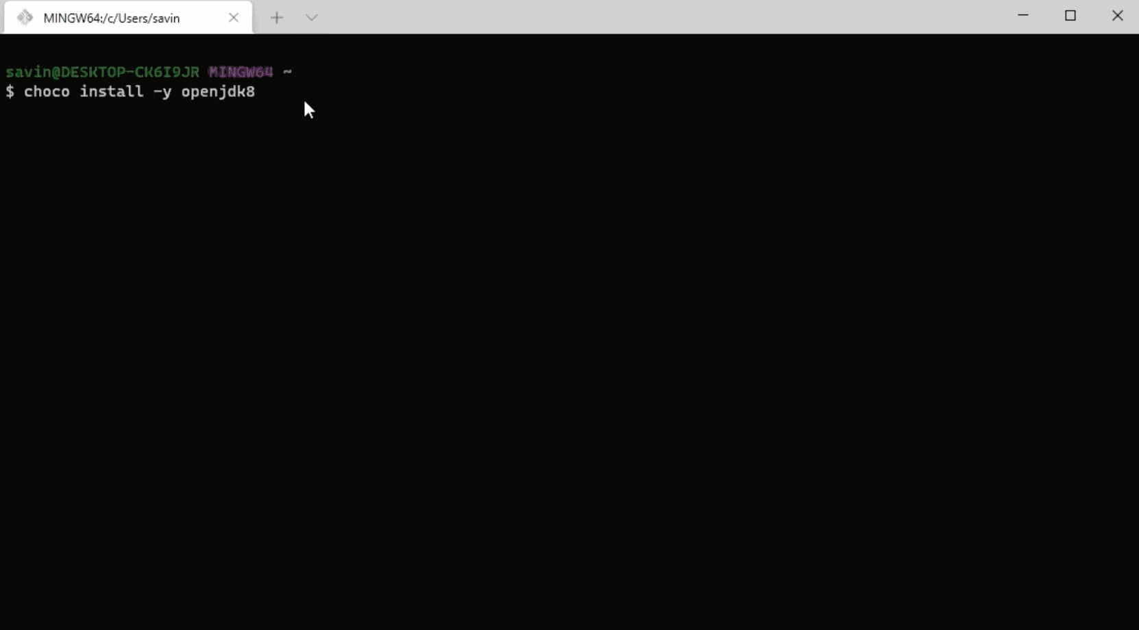 Open JDK Install
