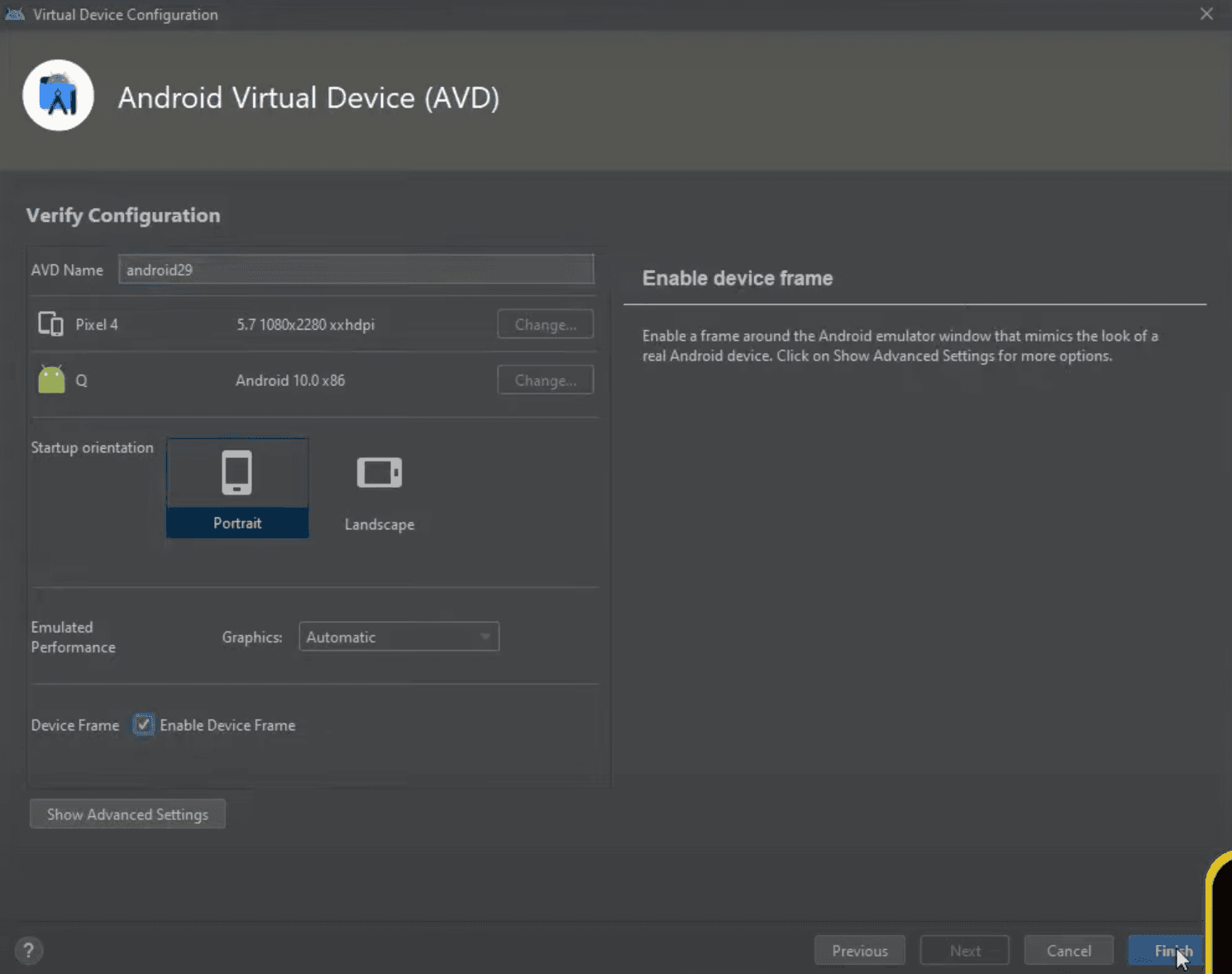 Virtual Device Name