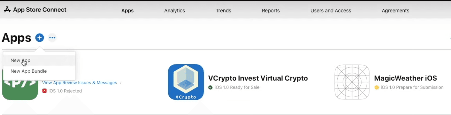 New App