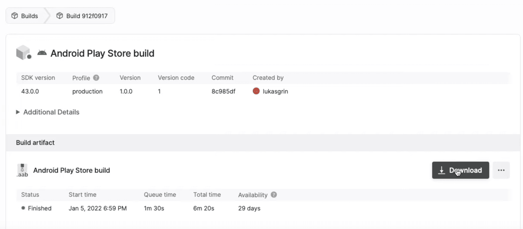 Download Build