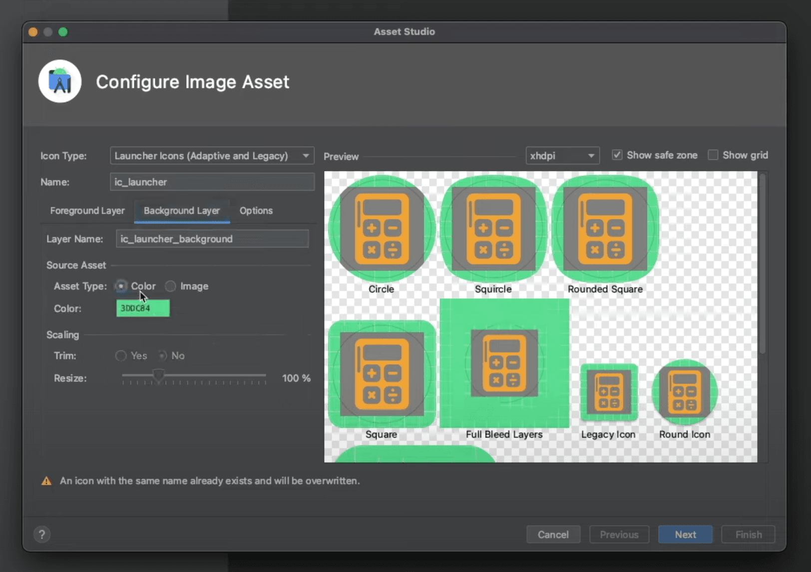 Color Asset Type
