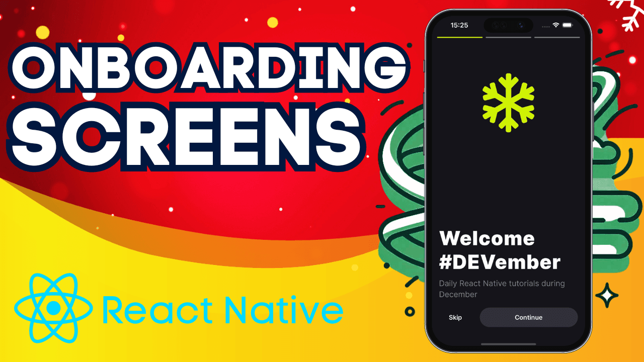 Build an Animated Onboarding Flow in React Native | #DEVember Day 2